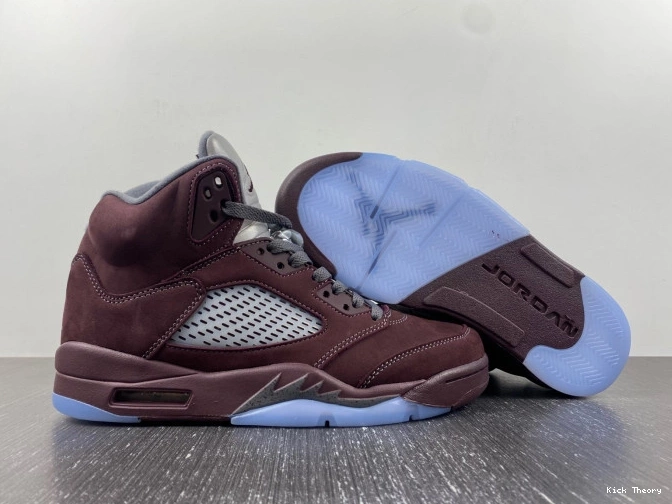 Kick Theory Jordan 5 Air Burgundy DZ4131-600 0807
